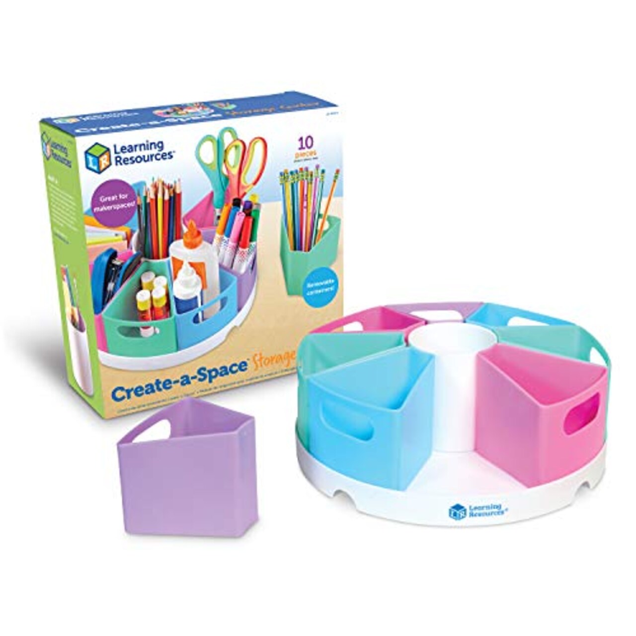 Learning Resources Create-a-Space Storage Center, 10 Piece set